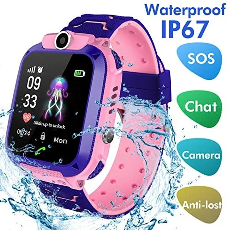 Smartwatch Watches For Girls Kids - Детские умные часы 2G, SOS-вызов, LBS,