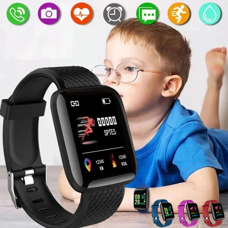 Smartwatch Digital Watches For Kid Boy With Alarm - Смарт-часы, спортивные детские часы для фитнеса,