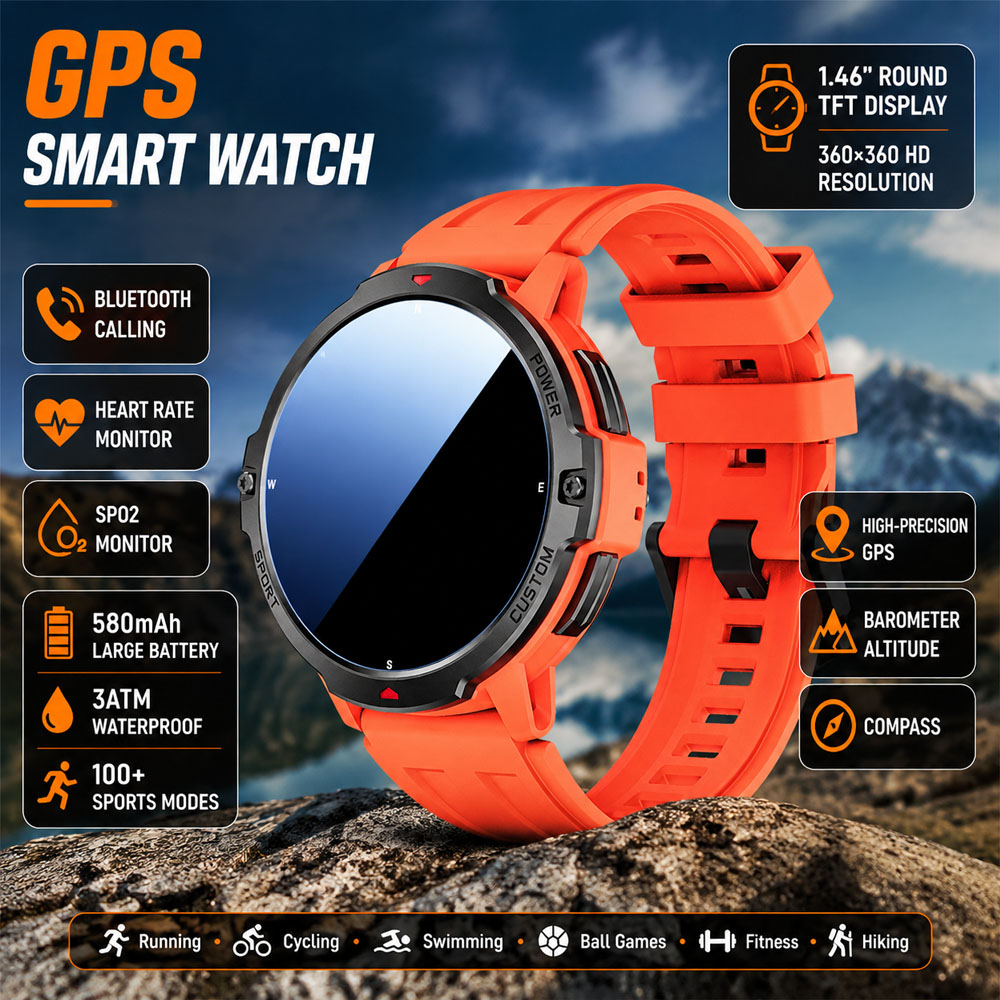 Smartwatch Timex Watches For Women - НОВЫЕ 6-осевые гироскопические военные GPS-смарт-часы с