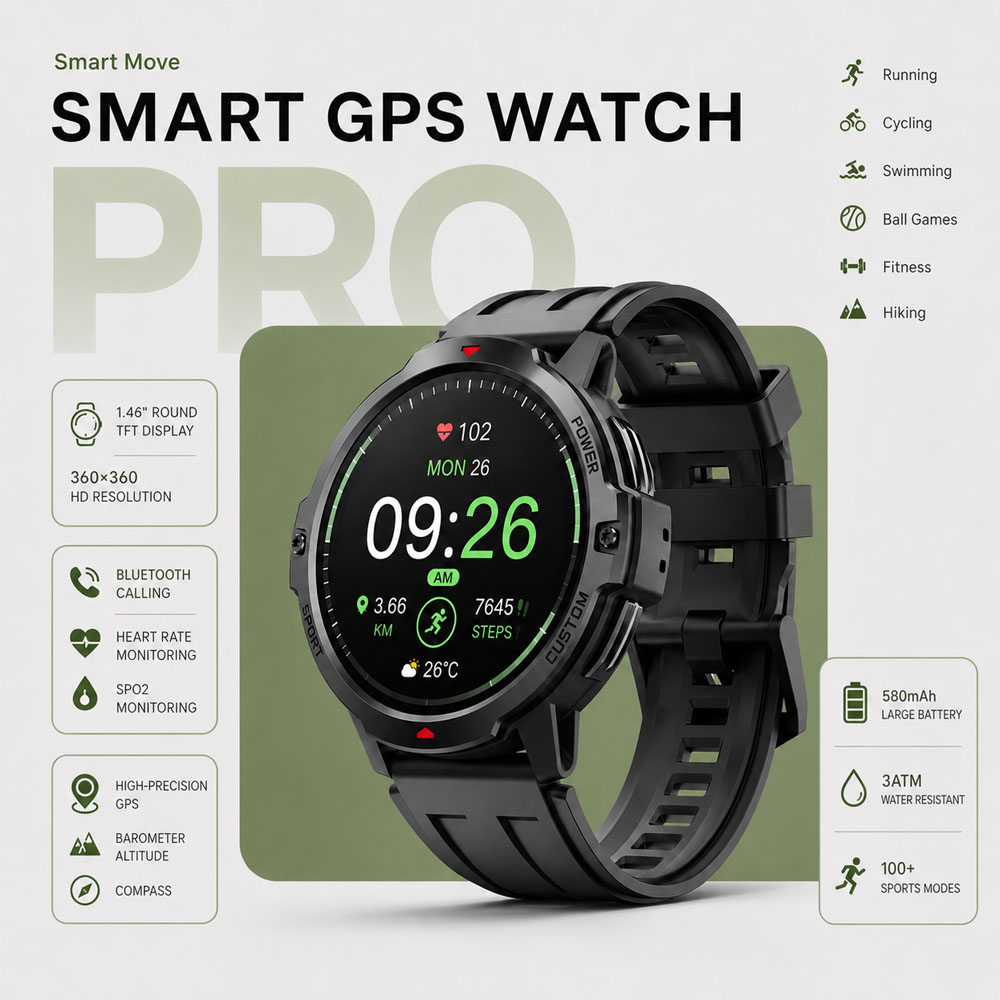 Smartwatch Timex Watches For Women - НОВЫЕ Смарт-часы с GPS 1,46 дюйма,