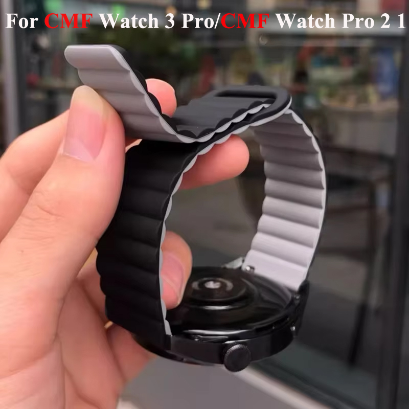 Smartwatch Nothing Watches - Магнитный силиконовый ремешок 22 мм для