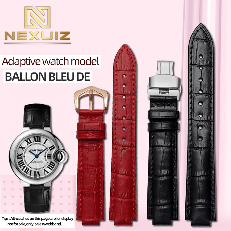 Ремешок кожаный для наручных ч – обзор и цена Cartier Watch Ballon Bleu