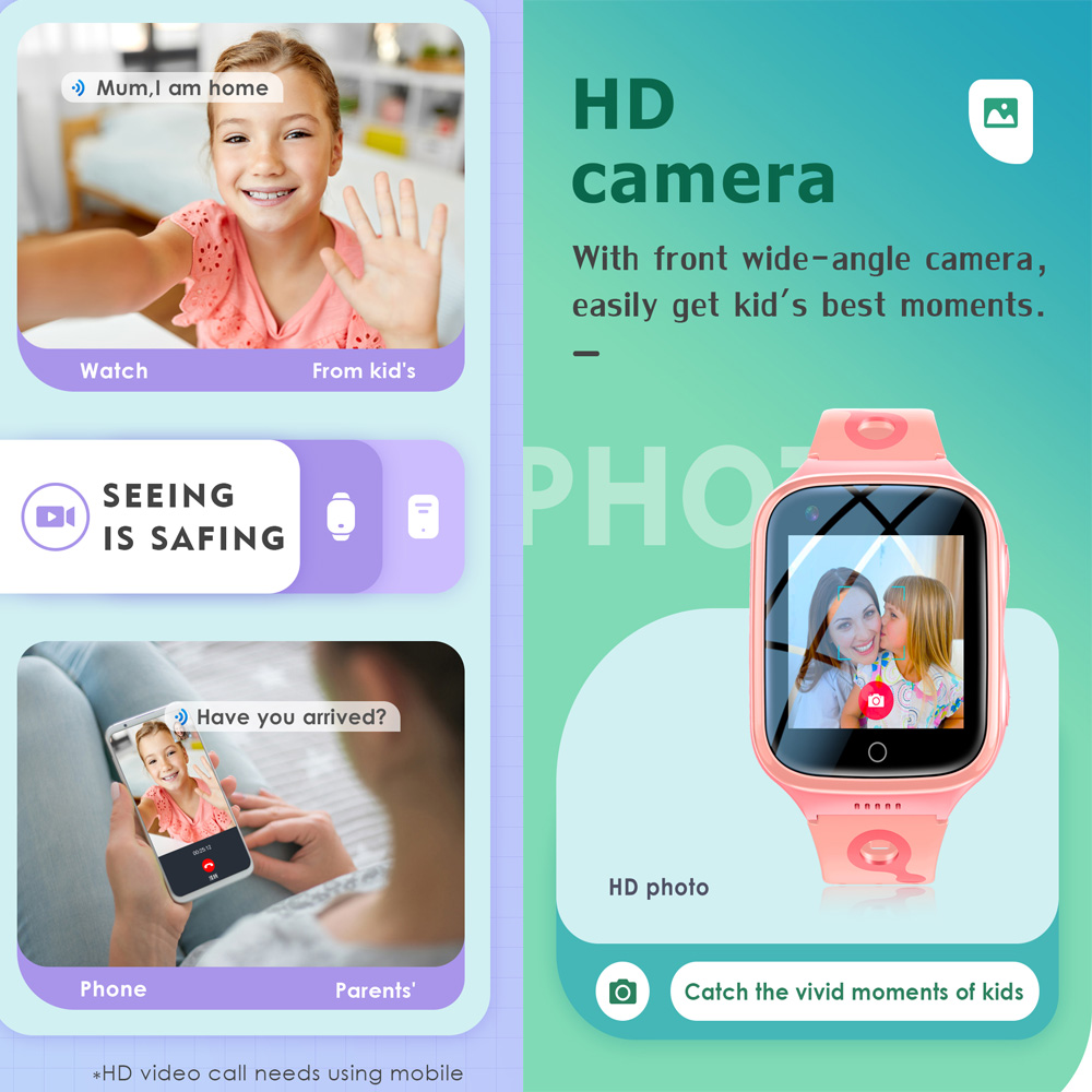 Детские Смарт-часы, 4G, 1000 м – обзор и цена Smartwatch Digital Watches For Kid Boy With Alarm
