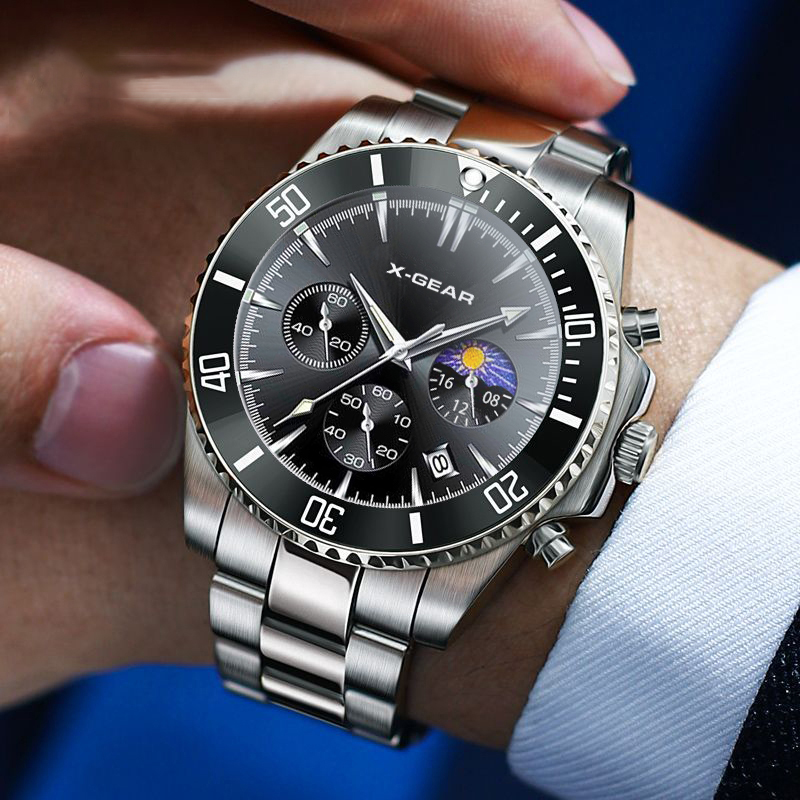 Мужские кварцевые часы X-GEAR  – обзор и цена Smartwatch Luxury Watches