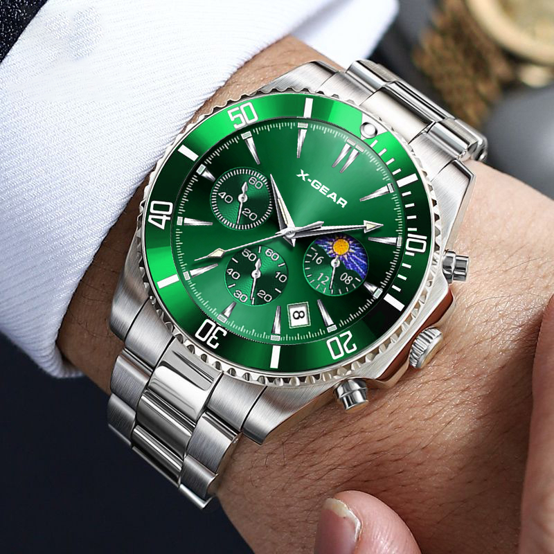 Мужские кварцевые часы X-GEAR  – обзор и цена Smartwatch Luxury Watches
