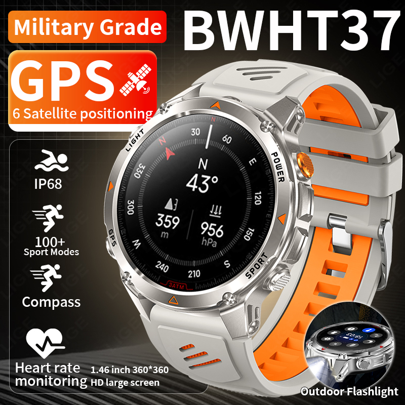 LIGE прочные GPS трековые умны – обзор и цена Watch Smartwatch