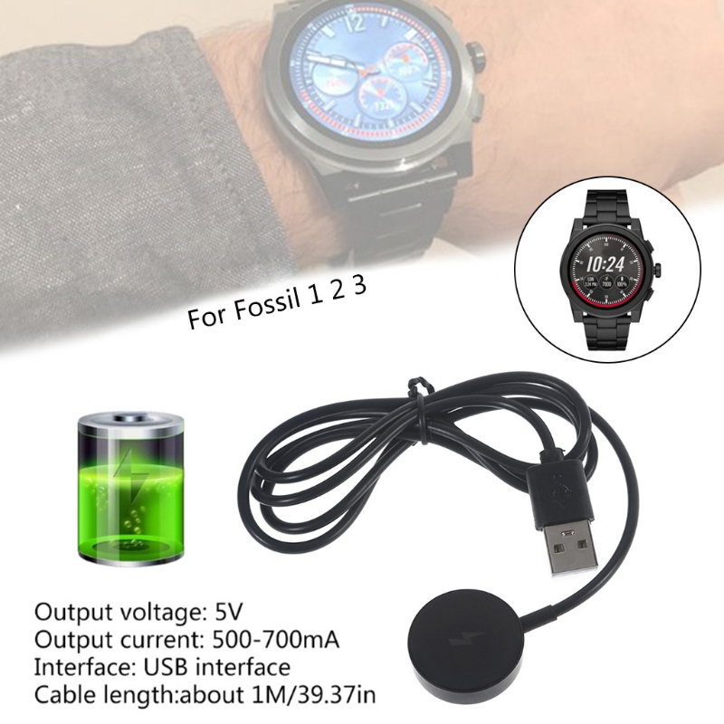 USB-адаптер для зарядки часов, – обзор и цена Fossil Watches Smartwatch Gen 3