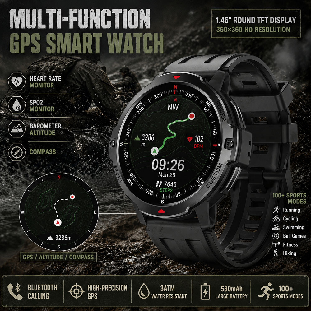 НОВЫЕ Смарт-часы с GPS 1,46 дю – обзор и цена Smartwatch Timex Watches For Women