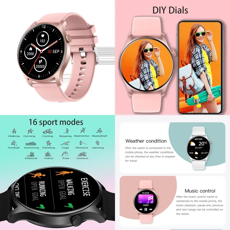 Умные часы SENBONO MAX8 для му – обзор и цена Watch Smartwatch
